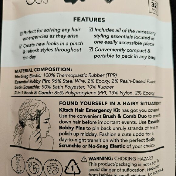 NWOT Kitsch Hair Emergency Kit - Picture 5 of 5